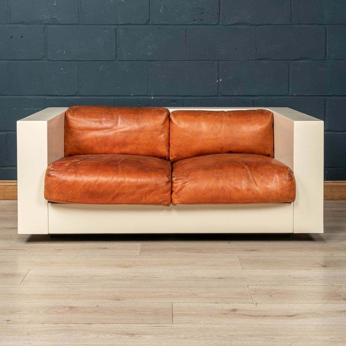 20th Century Two Seater Sofa By Lella And Massimo Vignelli For Poltronova photo for sale