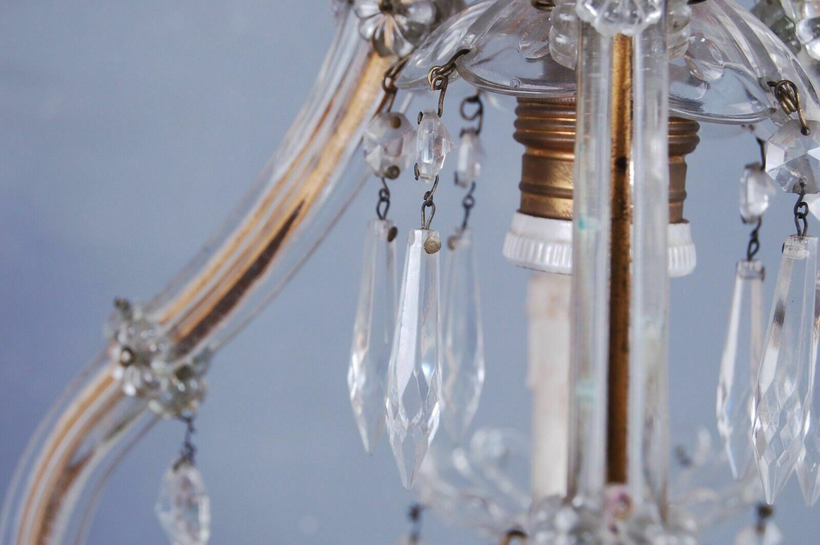 Lighting Maria Teresa Style Chandelier, Originates From The 30s And 40s, Modern Art Made In Italy photo