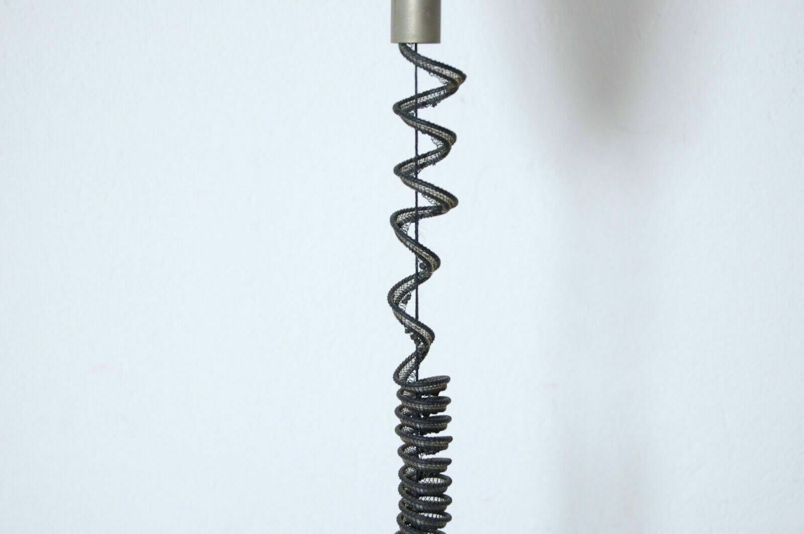 Up And Down Chandelier From The 50s In Aluminum And Plastic. Italian Manufacture photo for sale
