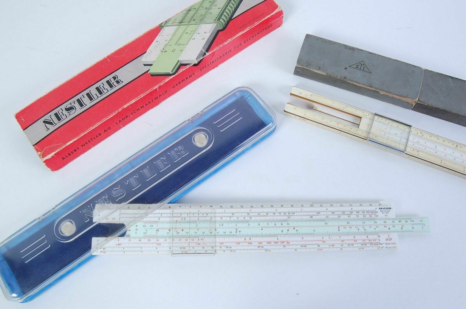 Pair Of Rulers Nestler Rulers Vintage Stationery Geometry Technical Drawings
