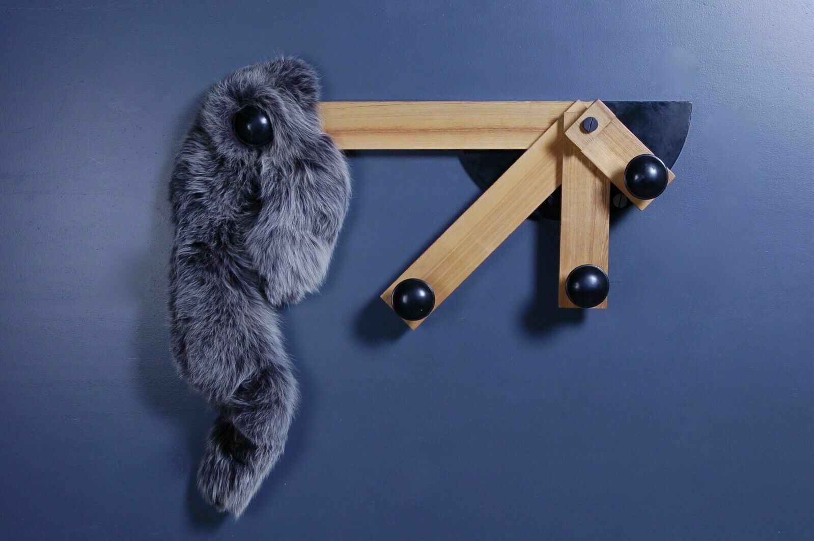 Wall Coat Hanger Design From The 80s And 90s In Radial Wood photo furniture