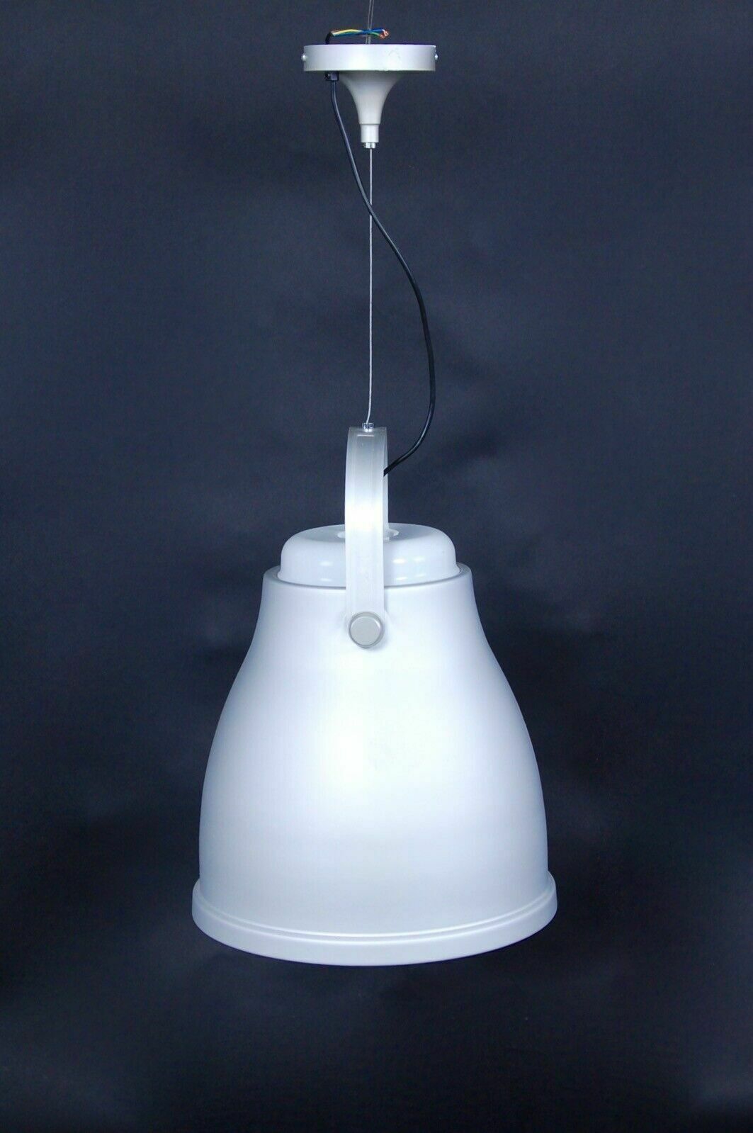 Big Bell Chandelier, Steel Color, Designer Sergio Brioschi For Antonangeli.