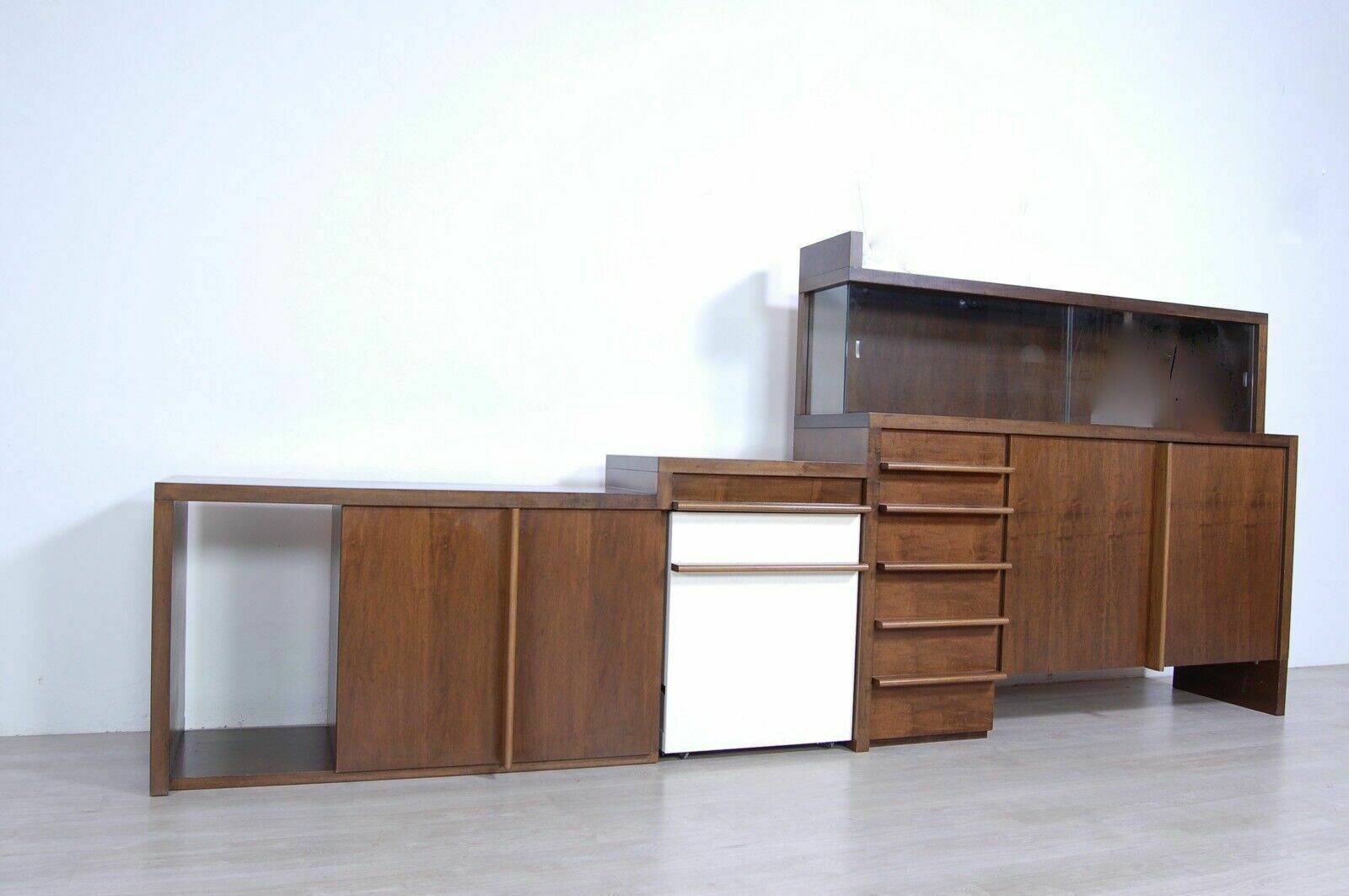 Handcrafted Living Room Furniture Design From The 70s, Tv Stand Display Cabinet With Trolley