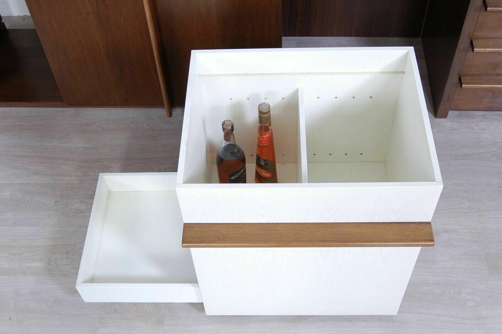 Handcrafted Living Room Furniture Design From The 70s, Tv Stand Display Cabinet With Trolley photo buy