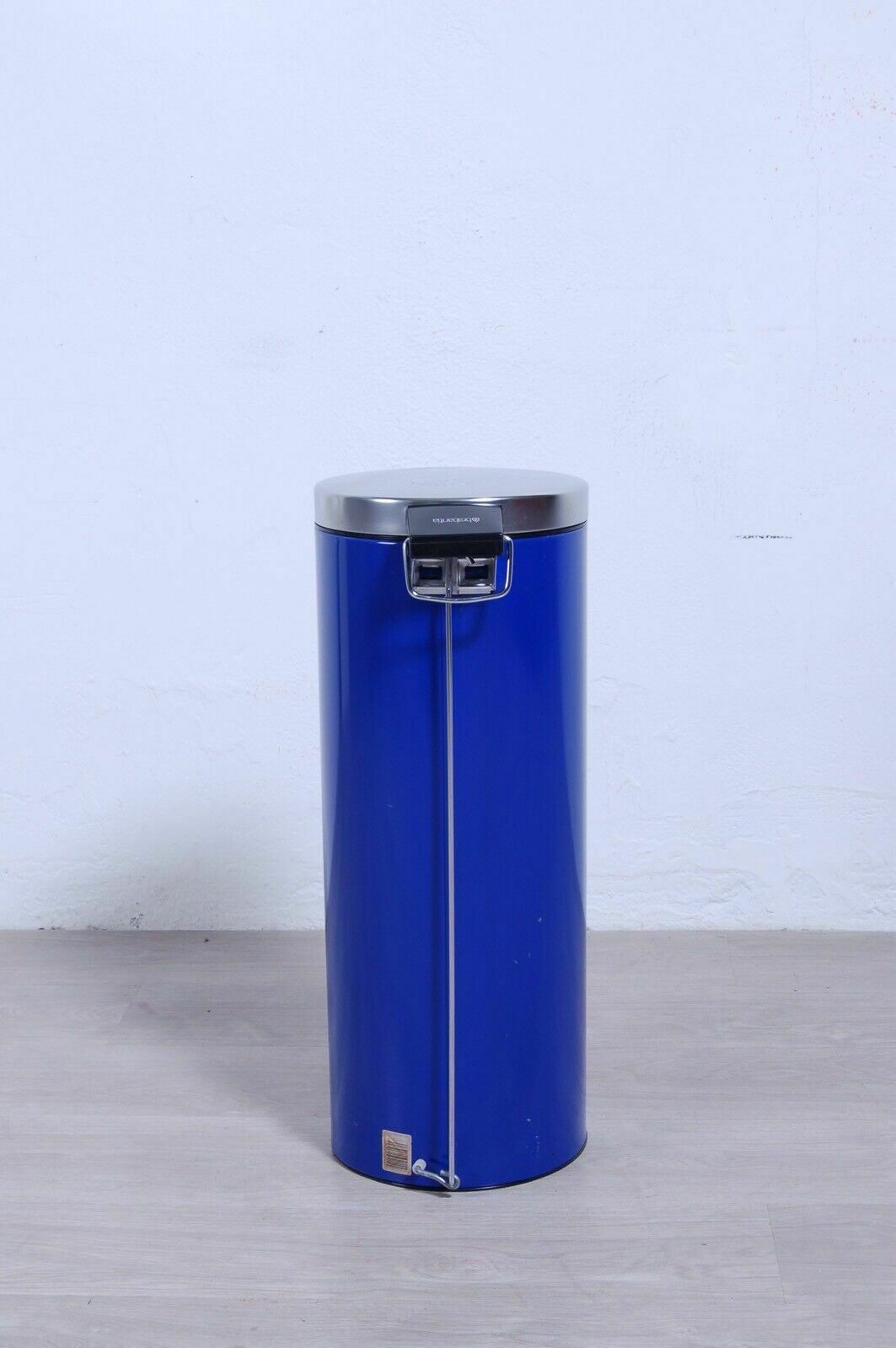 Brabantia Waste Bin Pedal Bin Steel Blue Fireproof Interior photo Home Decor