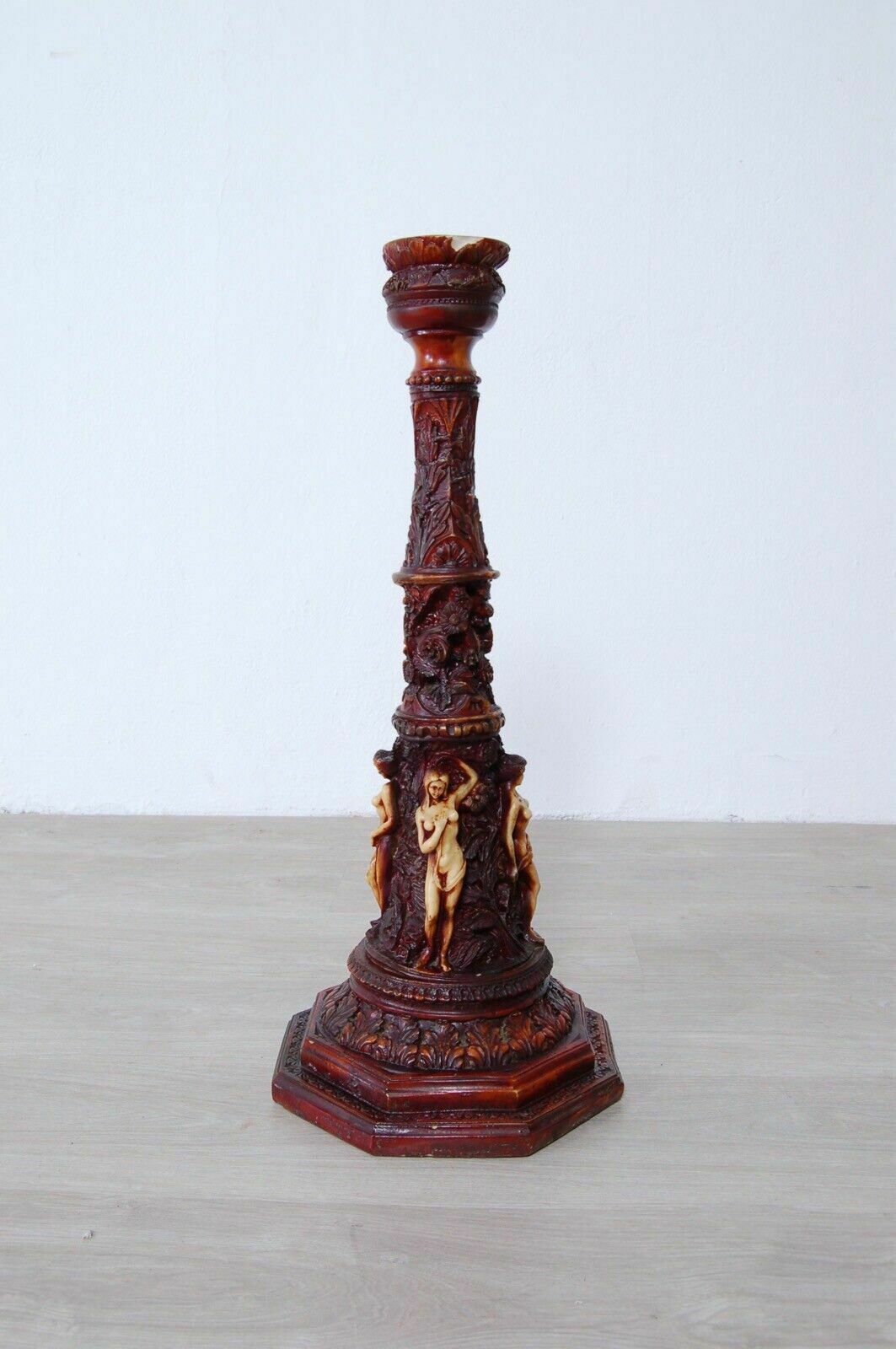 Resin Base For Coffee Table Or Candle Holder Top Decorated With Women Goddesses Living photo Home Decor