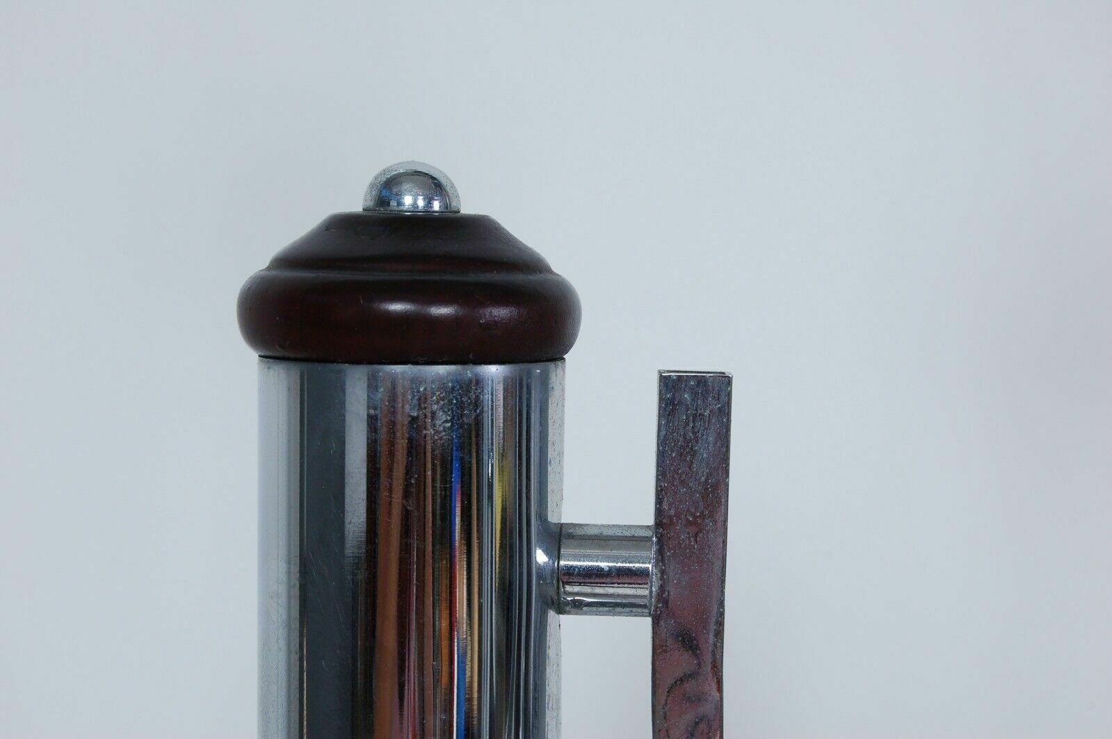Lighting Design Chandelier From The 70s With Three Lights In Steel And Murano Glass In The Mazzega Style photo