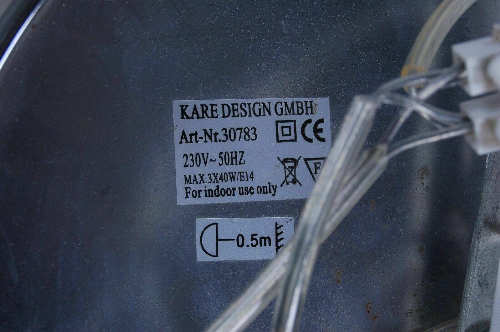 Lighting Modern Chandelier With Three Adjustable Lights Kare Design In Steel And Living Plastic photo