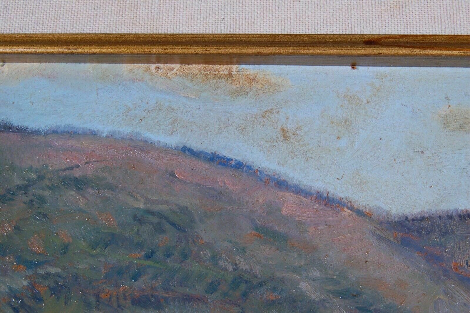 Apulian Painting Pasquale Oil On Wood With Tuscan Frame With Certificate photo vinterior