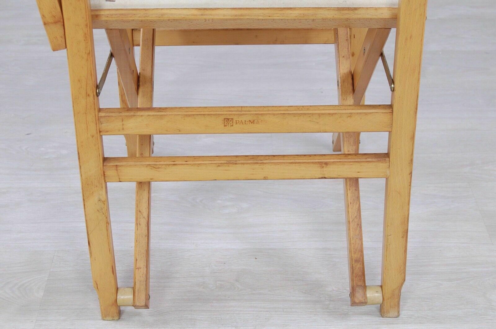 Folding Chairs Wooden Director Type Armchair Design 60s Palmai Armrests photo buy