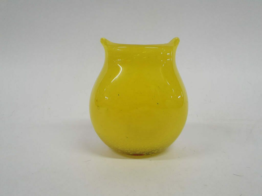 Glass Design Vase With Cat Figure, Murano, Italy 1960's photo Home Decor