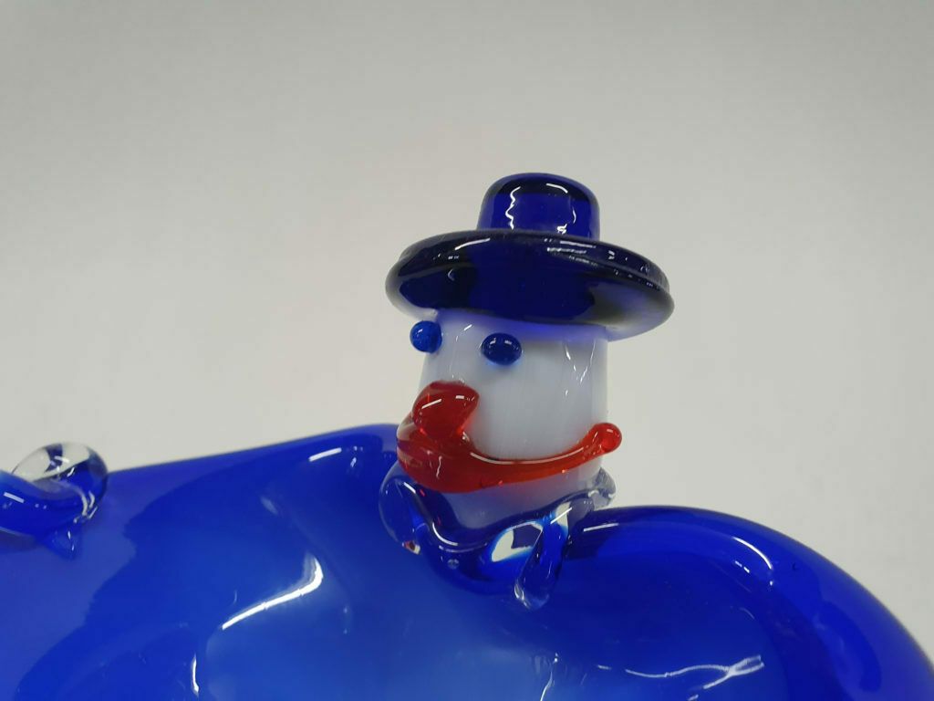 Glazen Clownschaal Of Asbak In Murano Stijl, Italië, Ca. Jaren 1970 photo furniture