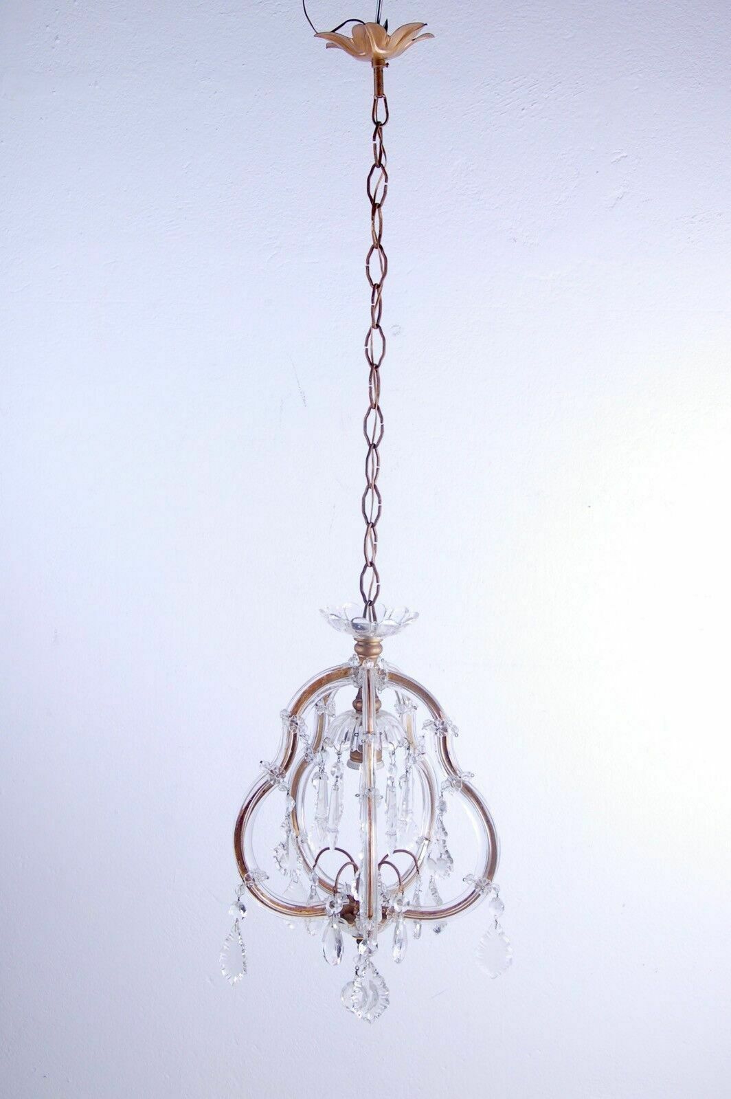 Maria Theresa Chandelier Late 1800s Early 1900s. Original No Reproduction.