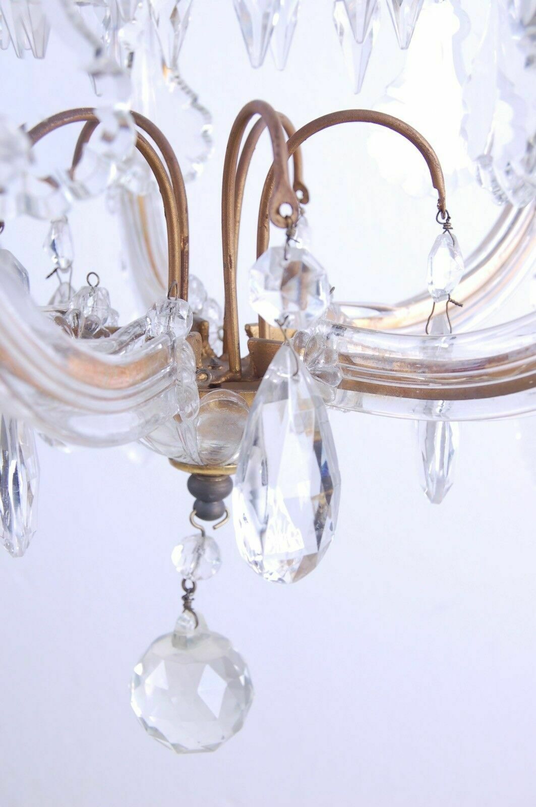 Lighting Maria Theresa Chandelier Late 1800s Early 1900s. Original No Reproduction. photo