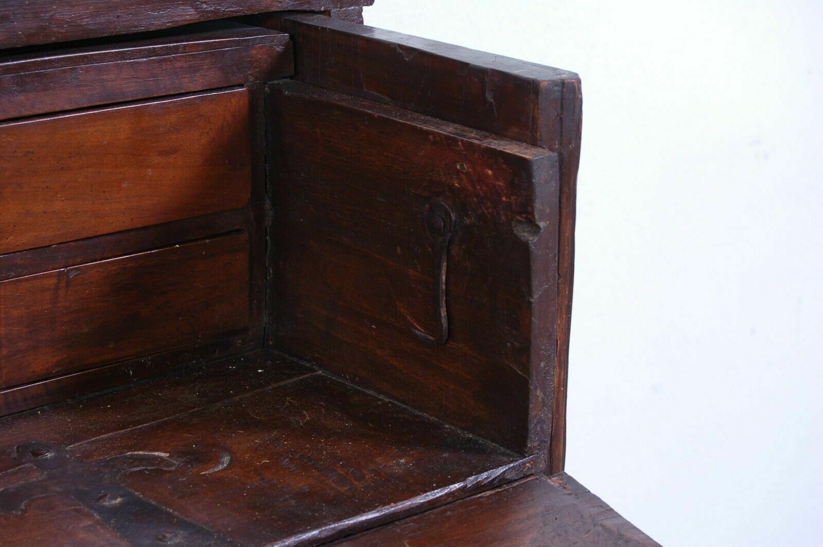 Antique Chest Of Drawers From The End Of The 18th Century, Old Lombard Chest Of Drawers With Walnut Flap photo buy
