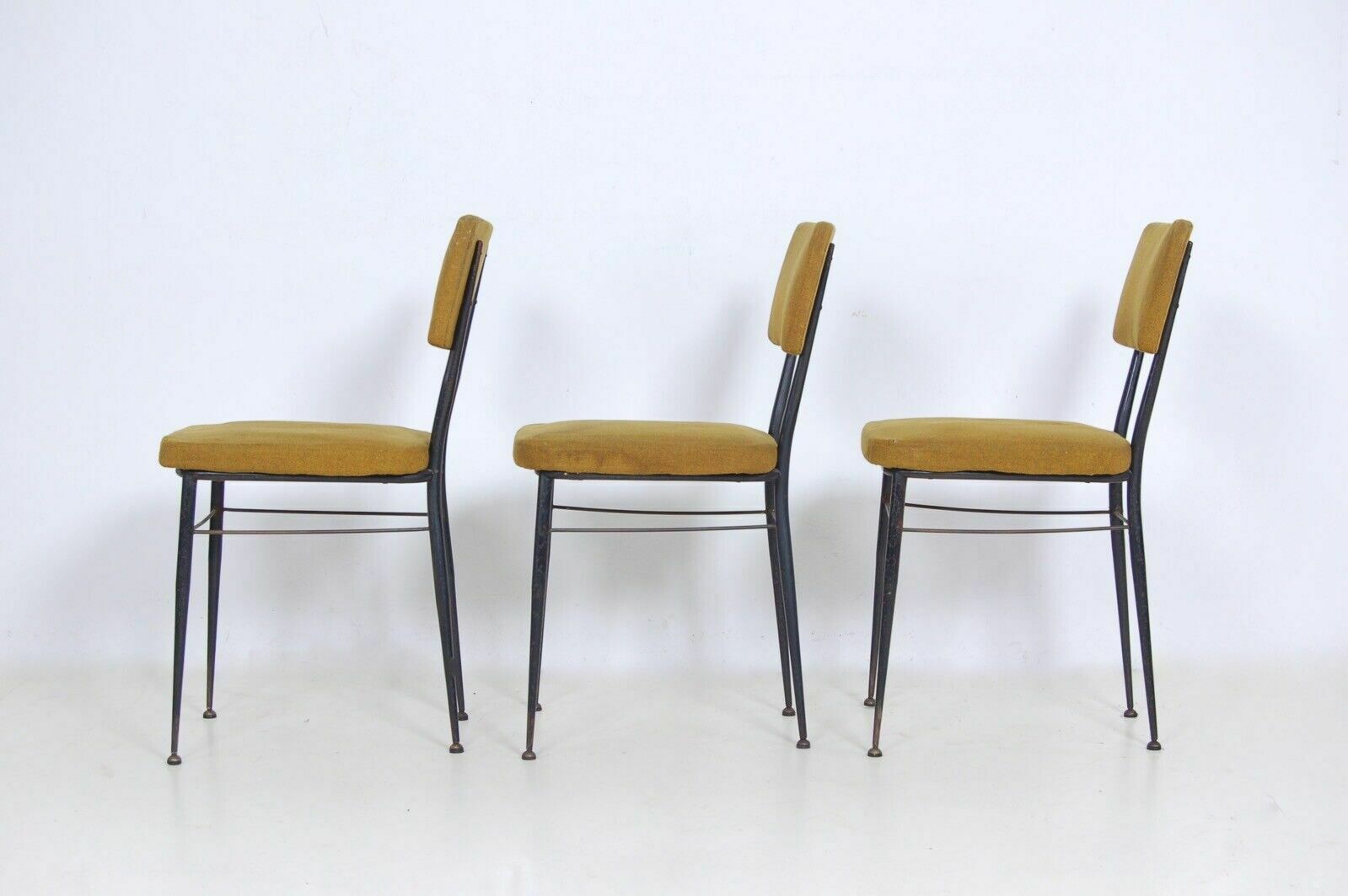 3 50s Design Chairs, Vintage Furnishing Accessory, Iron Chair, Events. Sittings photo vinterior