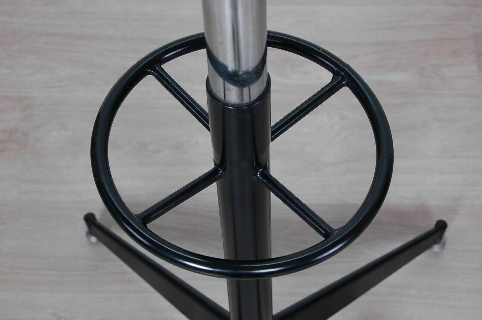 photo for sale Iron And Steel Coat Stand From The 50s. Vintage Modern Design