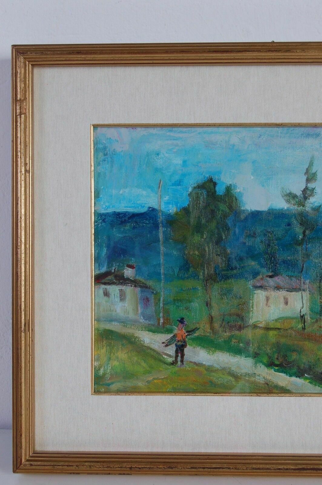 Oil On Canvas By Attilio Rossi Landscape Painting Independent Artist photo for sale