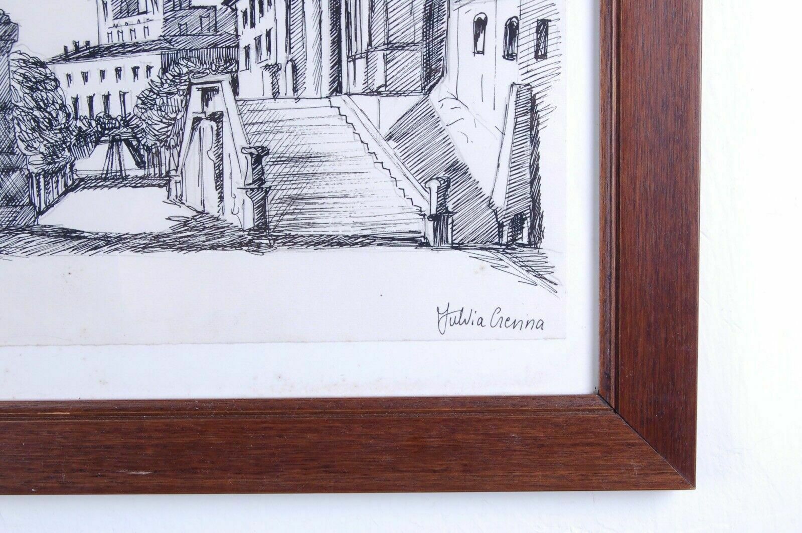 Fulvia Crenna Works Sketches Quick Pencil Charcoal Marker Paintings 70s photo Art
