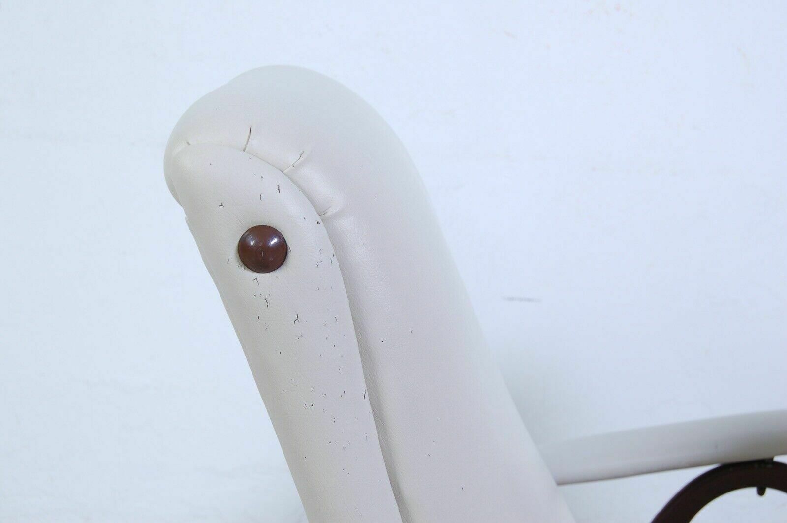 Pair Of Vintage 50s Design Armchairs, Mid Century Bow Leg Armchairs photo vinterior