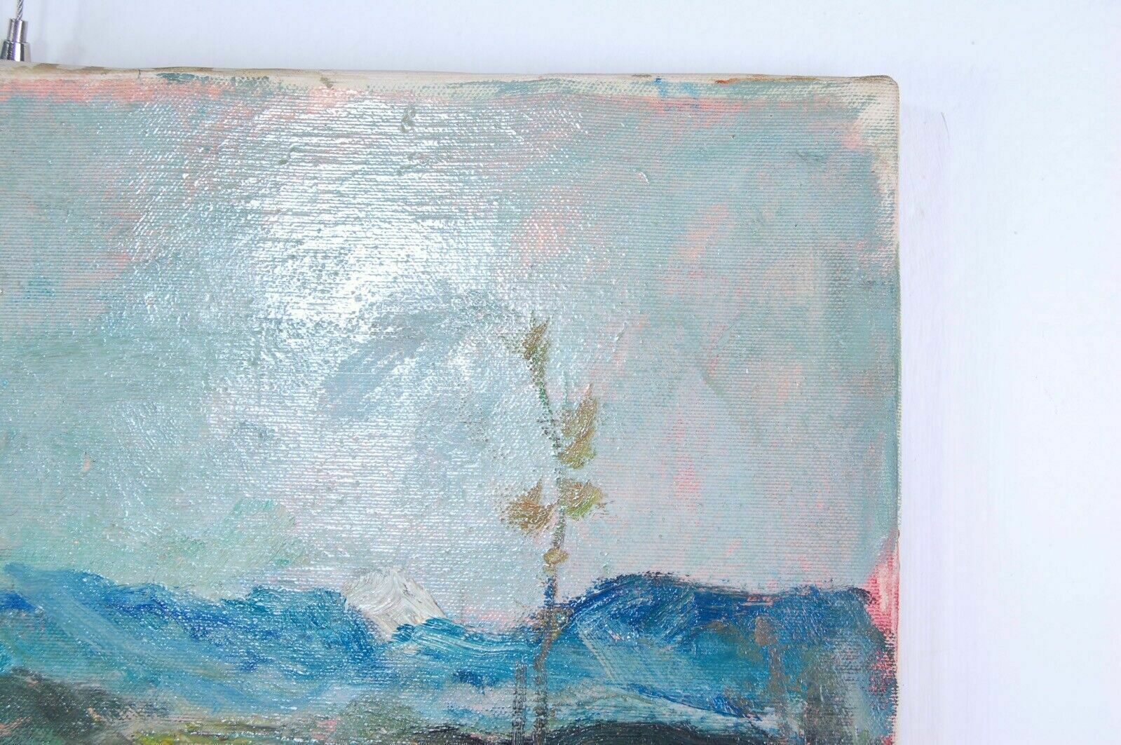 Framework Attilio Rossi Landscape Dorga Bergamo Oil On Canvas Certified photo for sale