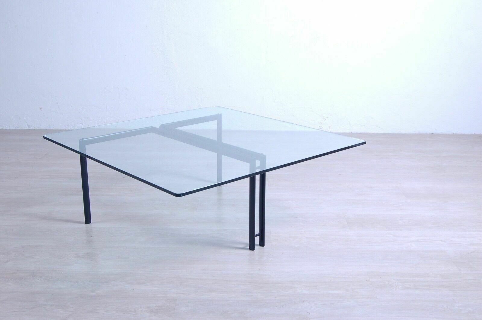 Modern Transparent Glass Coffee Table Cidue Design Giorgio Cattelan photo vintage