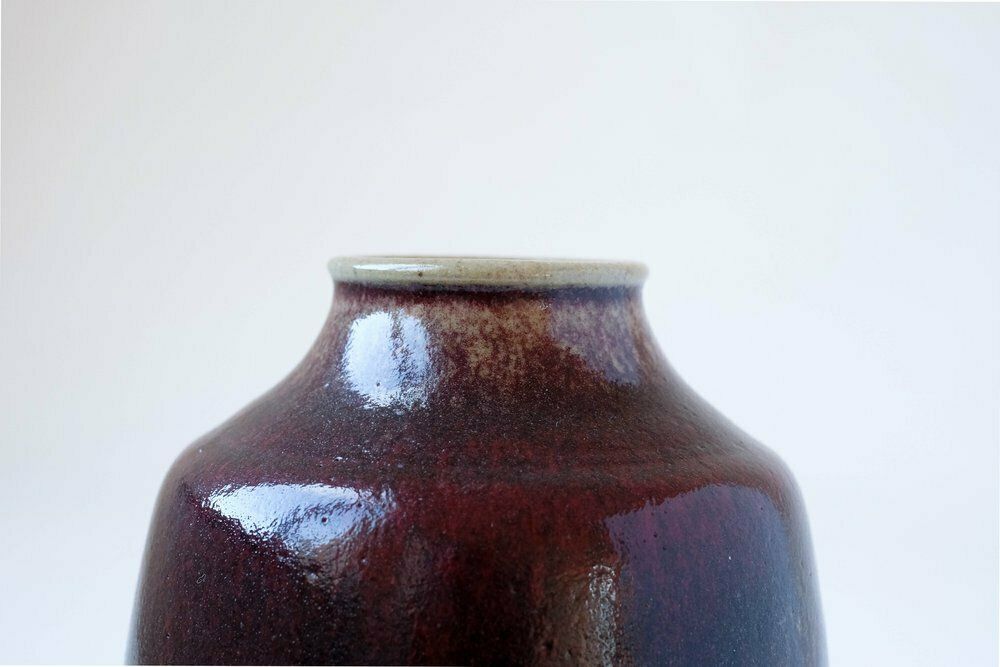 Oxblood Vase By Henning Nilsson For Höganäs Sweden photo furniture