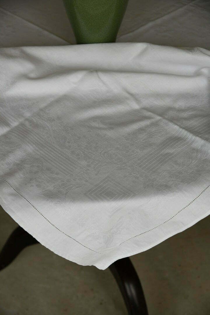Good Quality Damask Tablecloth photo vintage