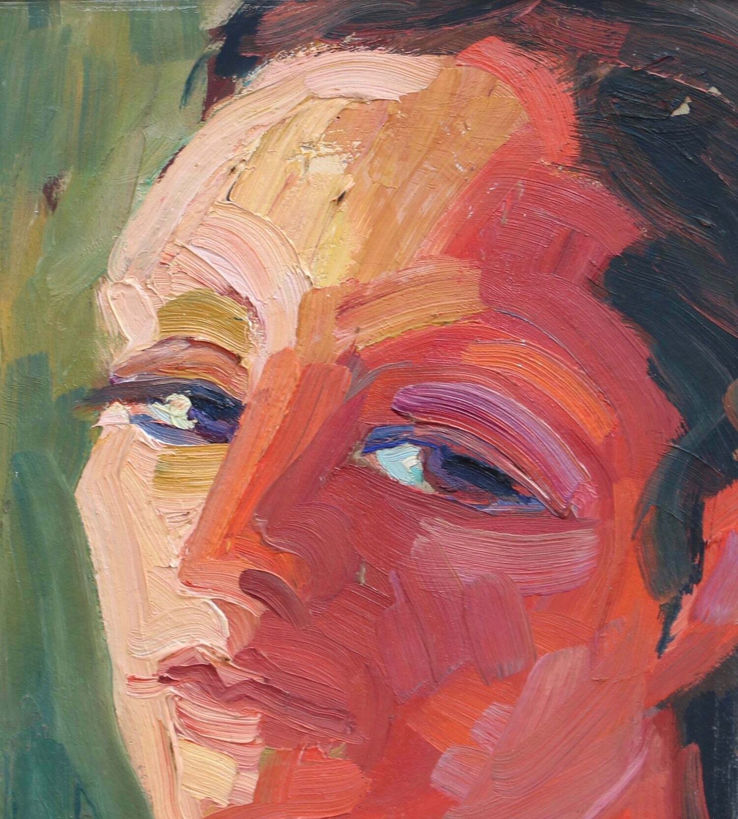 'Portrait Of A Young Woman' By Anna Costa (Circa 1960s) photo Art