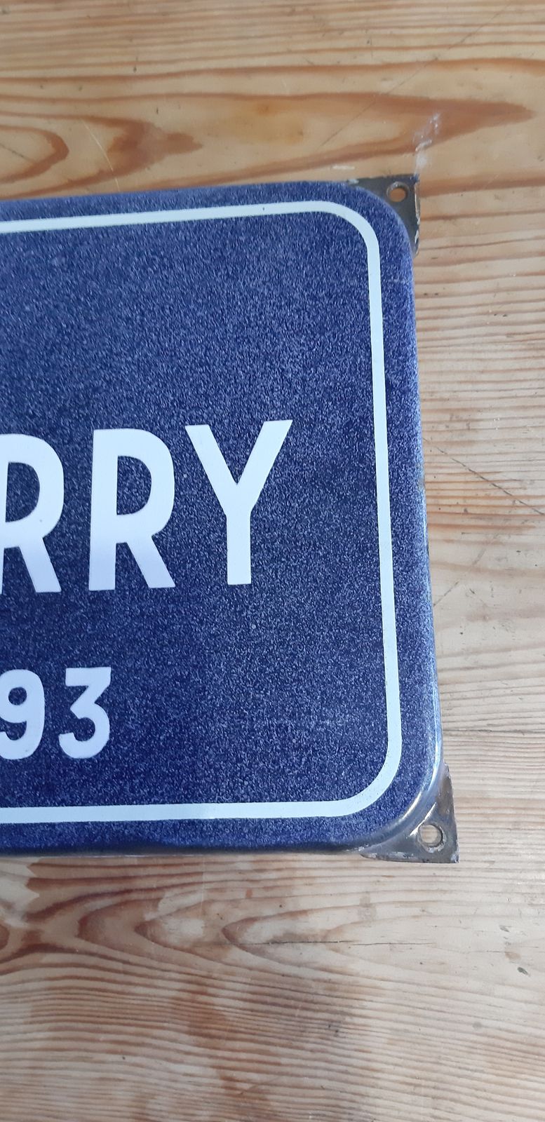 Enamel Sign "Rue Jules Ferry" 1832 1893 photo for sale