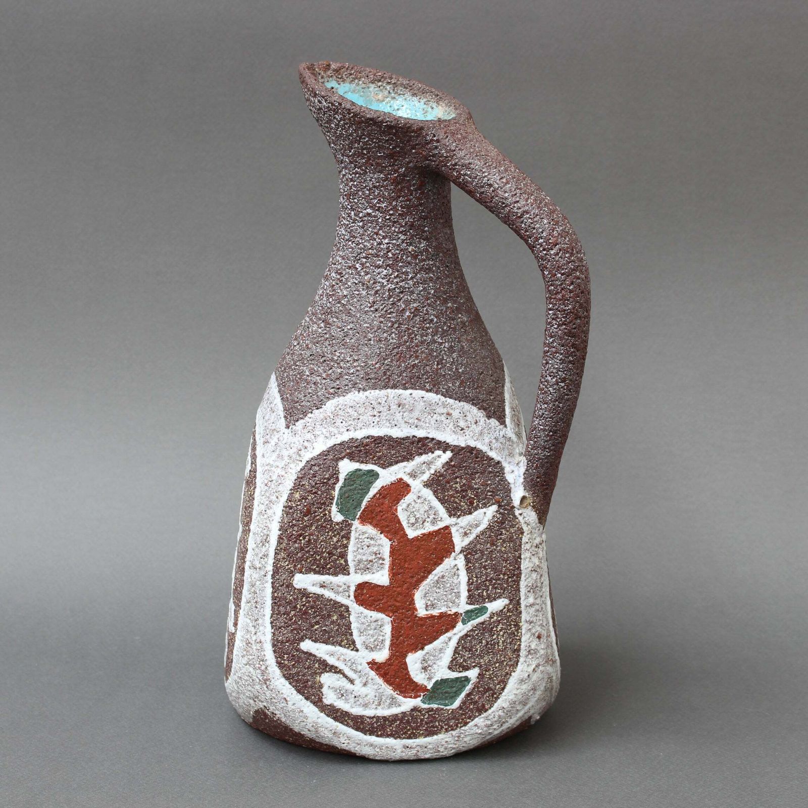 Mid Century French Ceramic Vase  Pitcher By Accolay (Circa 1960s) photo furniture