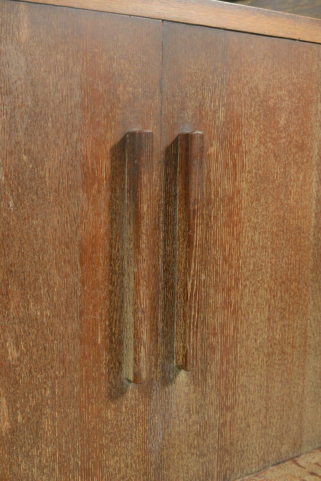 photo buy An Art Deco Limed Oak Cocktail Cabinet   C.1930