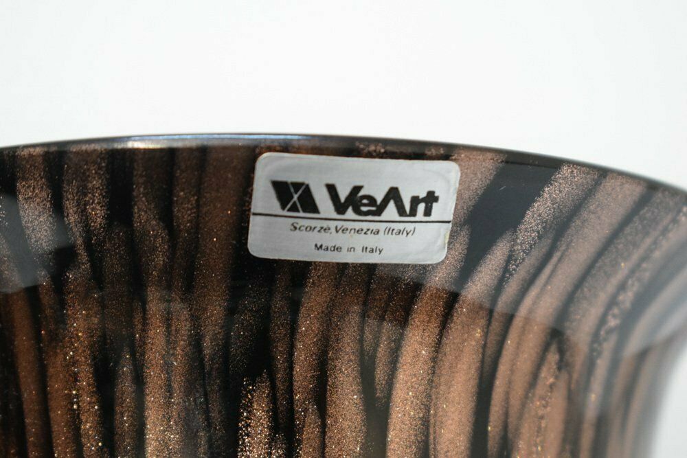 Mid Century Glass Vase From Veart , 1970s photo buy