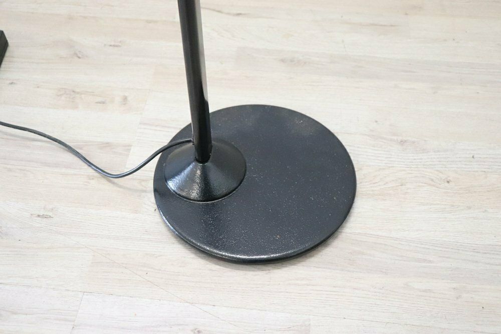 Floor Lamp In Black Metal, 1970s photo for sale