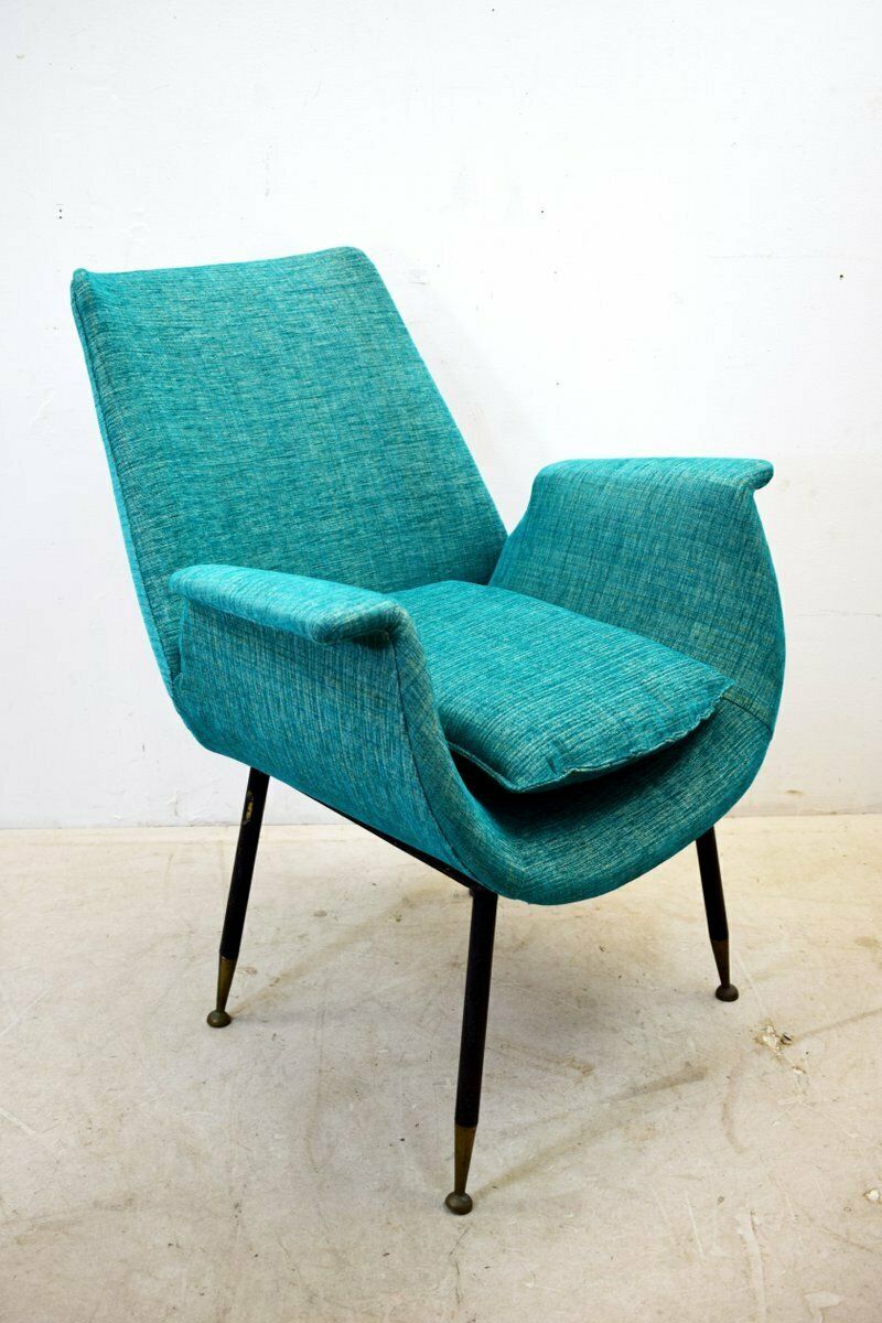 Italian Lounge Chair By Gastone Rinaldi, 1950s photo for sale