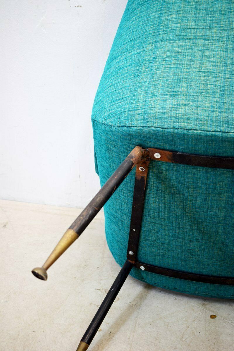photo for sale Italian Lounge Chair By Gastone Rinaldi, 1950s