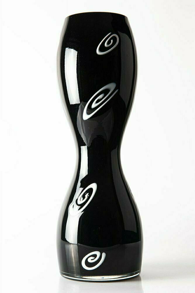 Tall Hourglass Glass Vase By Shafaq Malik For Barovier & Toso
