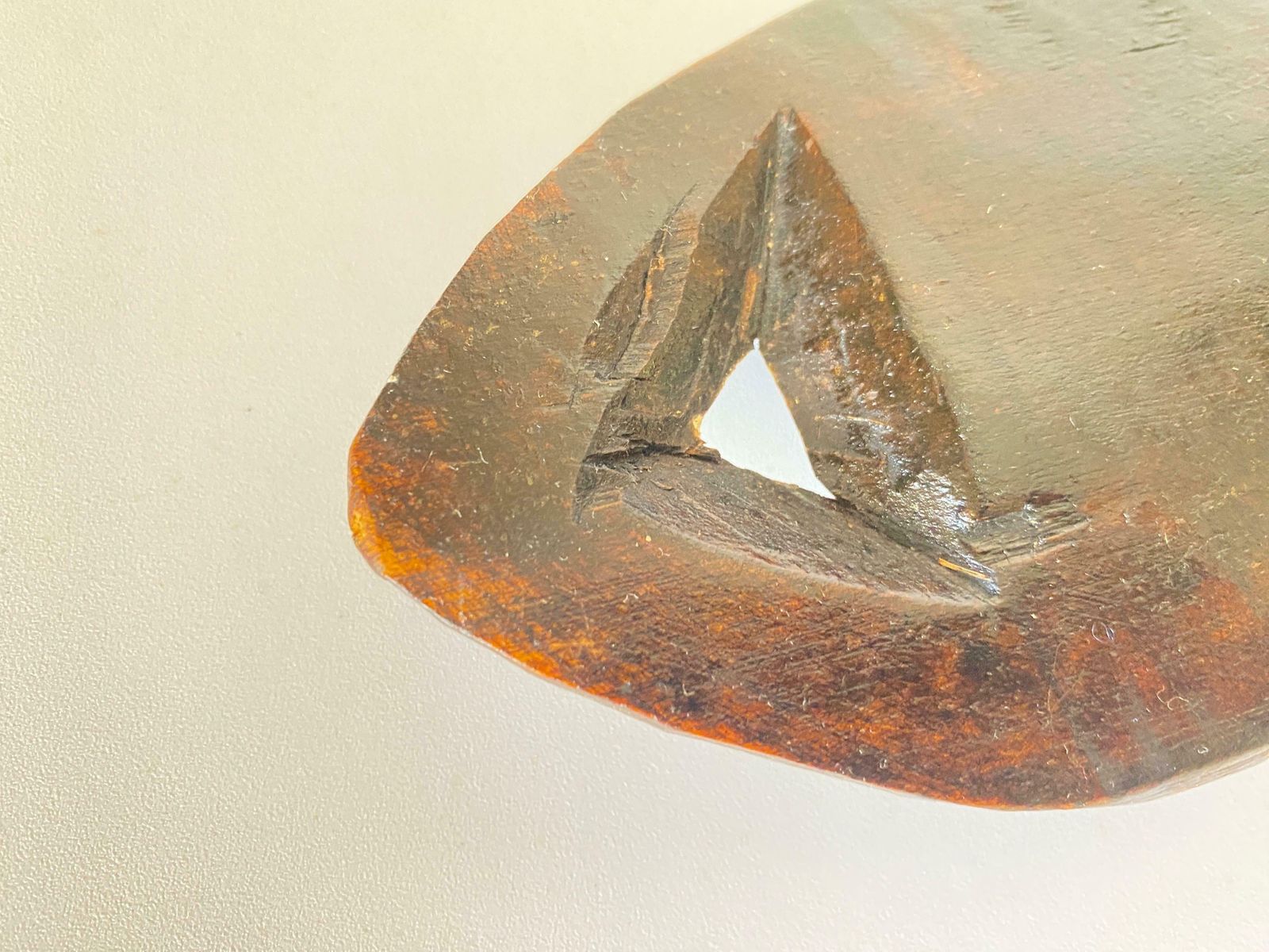 1960 Vide Poche Sculpture In Wood , Head Of Woman photo 378.0