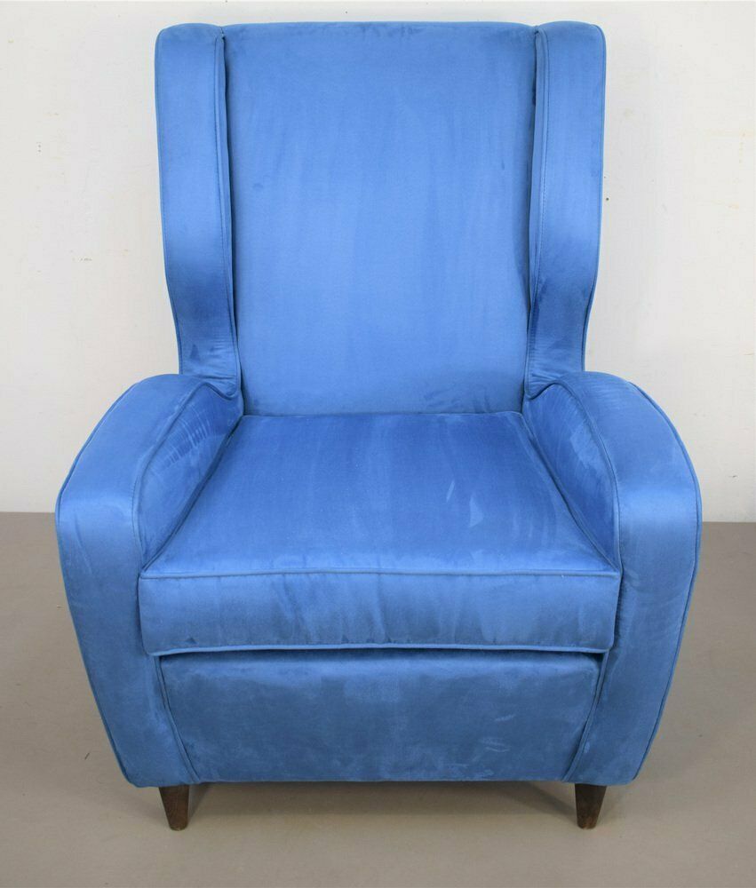 Armchairs In The Style Of Melchiorre Bega, Italy, 1950s, Set Of 2 photo vintage