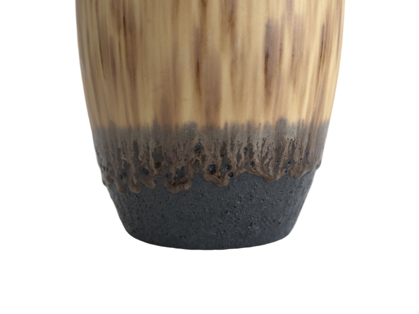 West German Jug Vase With Speckled Glaze And Black Fat Lava photo furniture