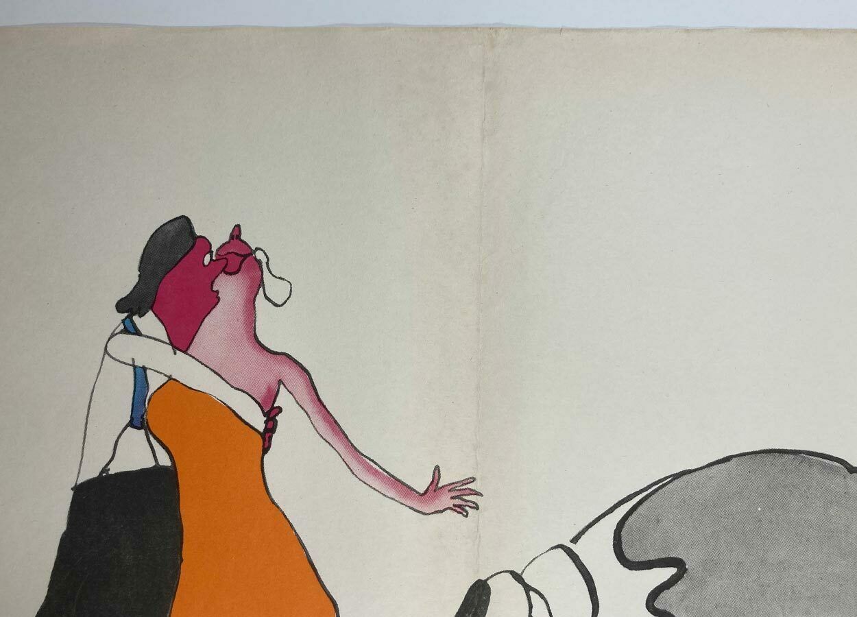 photo vintage Original Film Poster, Unfaithfully Yours, Stanislav Duda, 1985, Genuine Czech Vintage Print