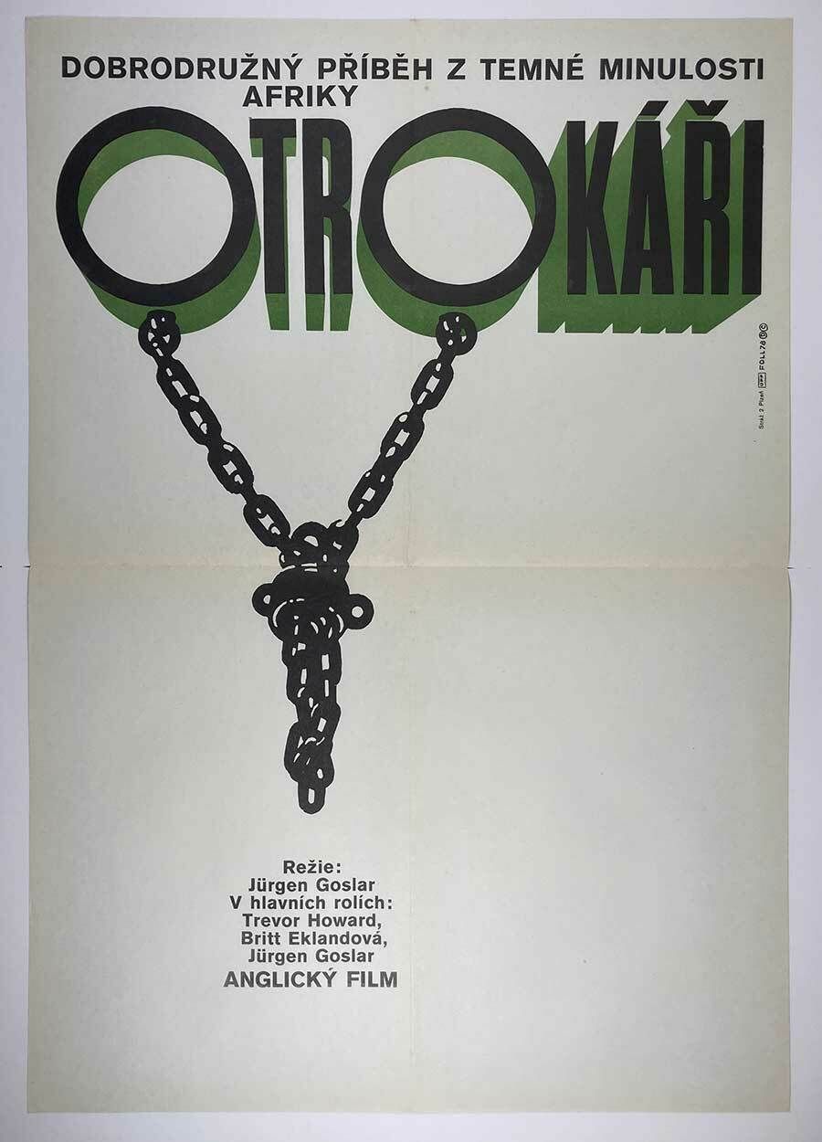 photo furniture Original Film Poster, Slavers, Dobroslav Foll, 1978, Genuine Czech Vintage Print