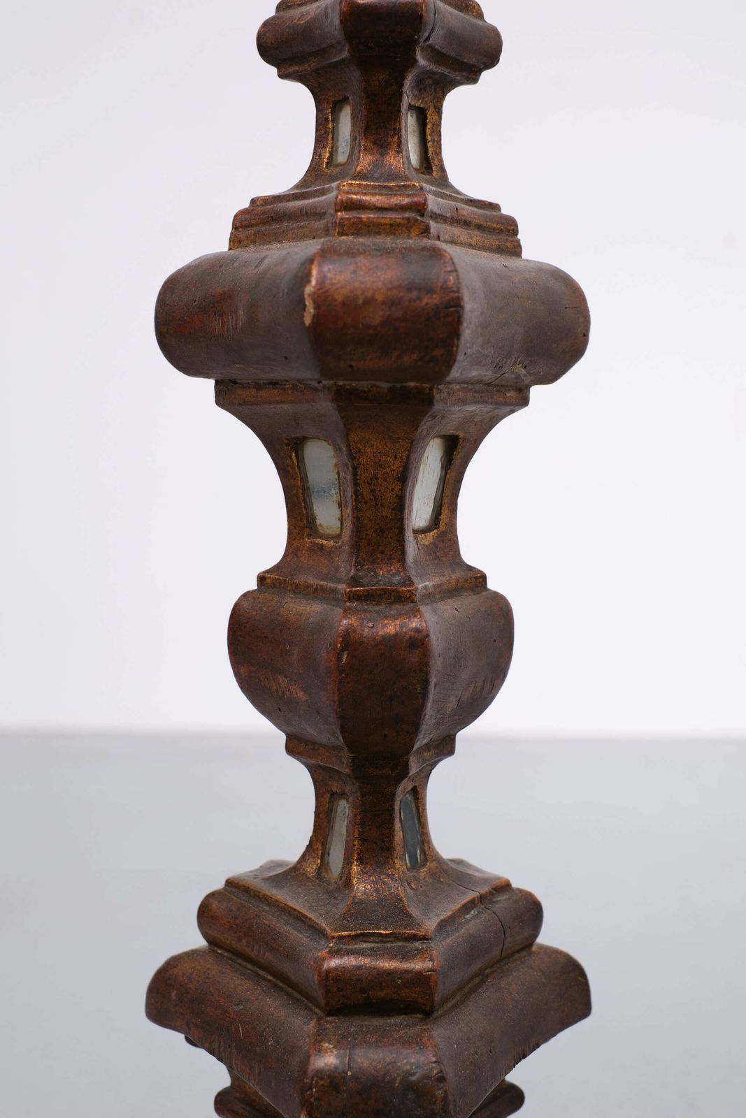 Italiaanse Rococo Vloerlamp In Verguld Hout, Ca. Jaren 1950 photo furniture