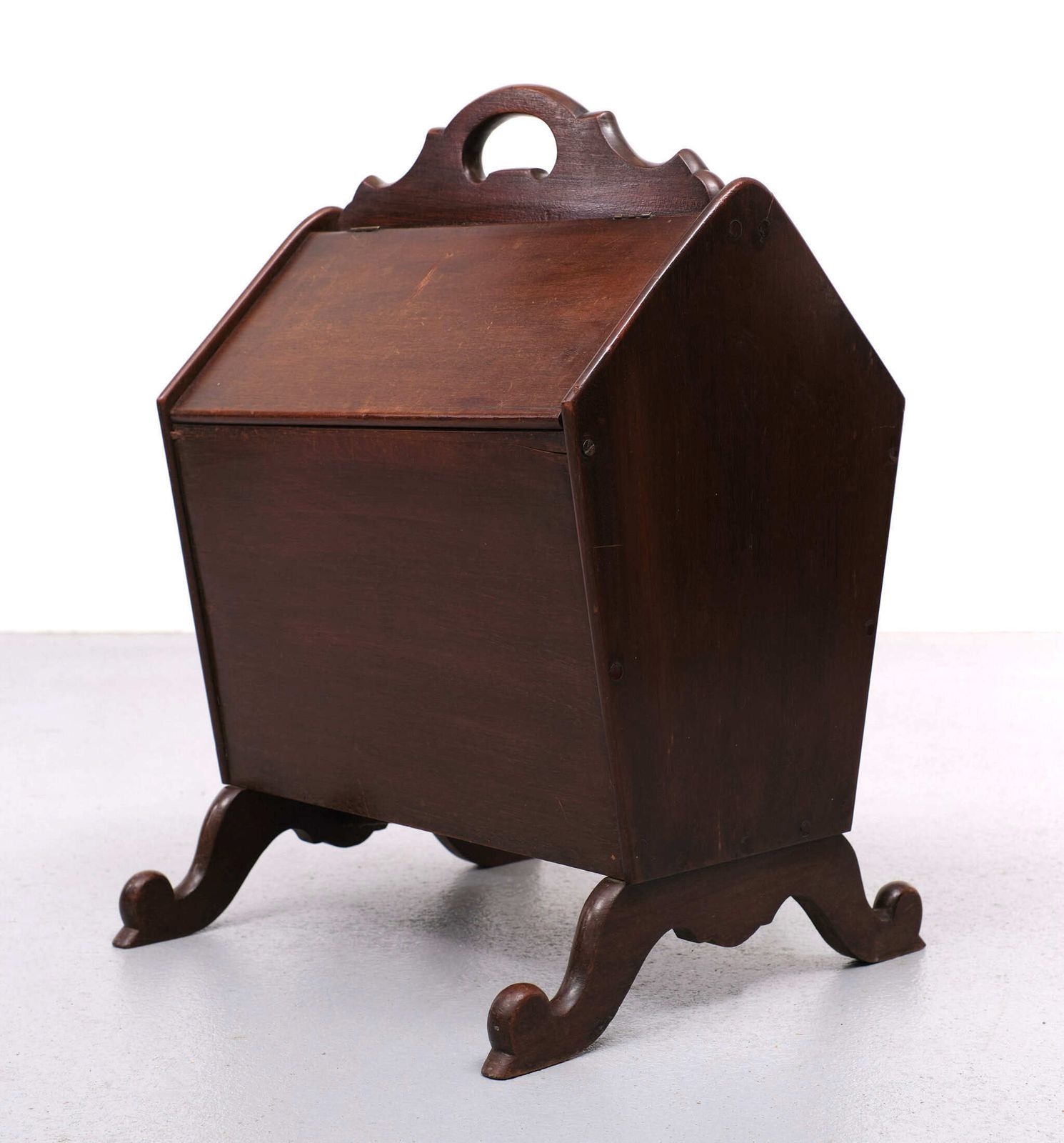 Mahogany Magazine Holder 1870s Holland