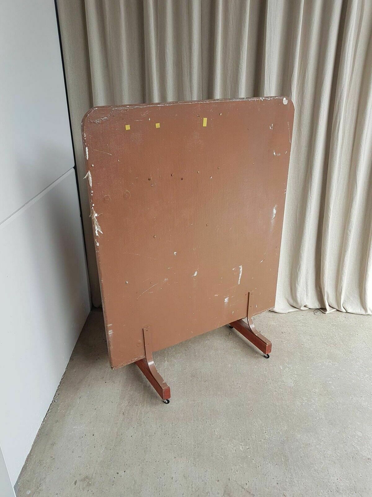 Vtg Mid Century Privacy Screen Room Divider Office Partition Changing Room R82 photo vinterior