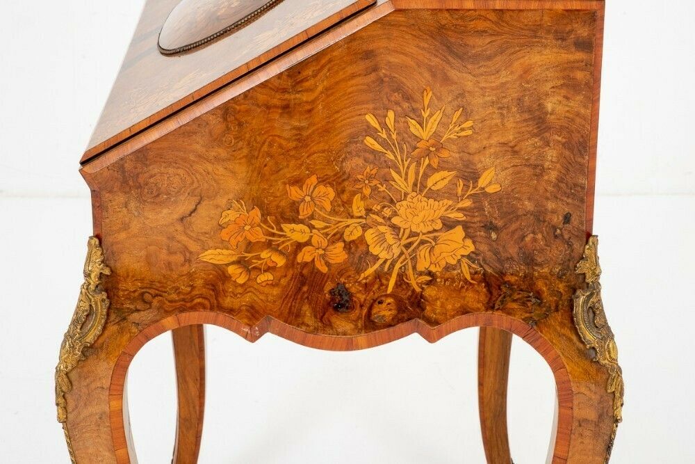 photo buy Antique French Desk   Walnut Bonheur De Jour 1860