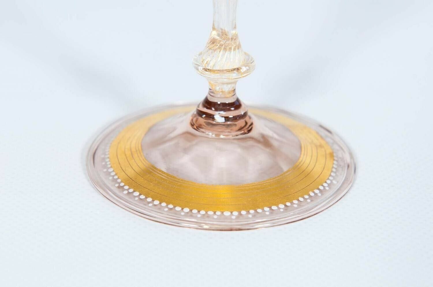 Italian Handblown Goblet In Murano Glass, Circa 1970 photo furniture