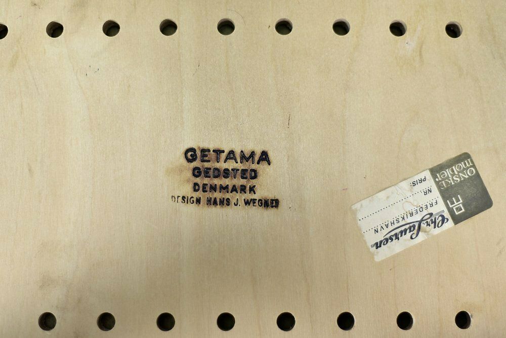 photo vinterior Mid Century Modern Danish Oak Chairs By Hans J. Wegner For Getama, 1960s, Set Of 4