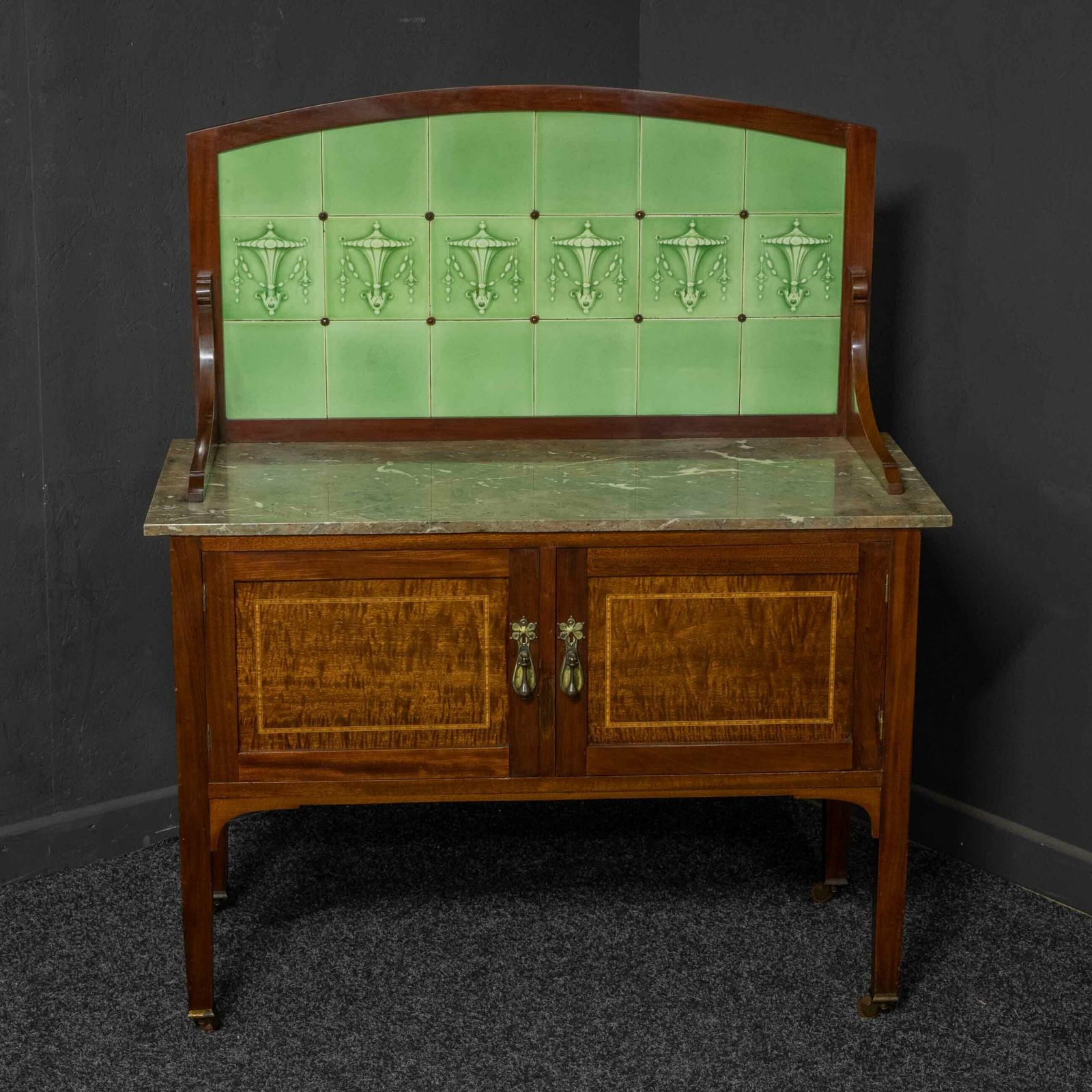Edwardian Mahogany Washstand photo furniture