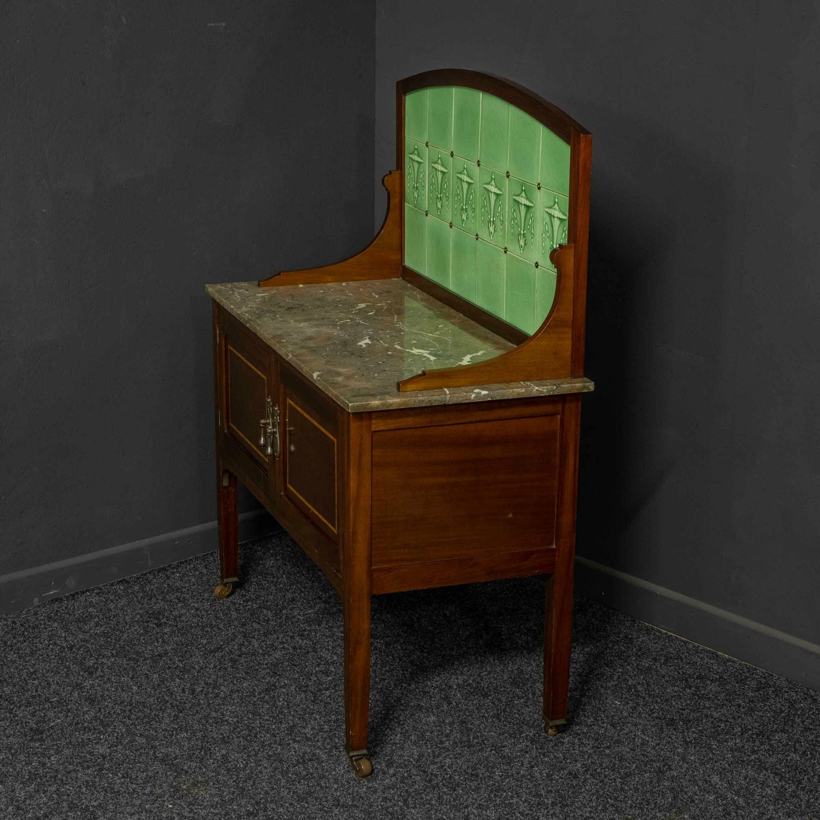 Edwardian Mahogany Washstand photo 1295.0
